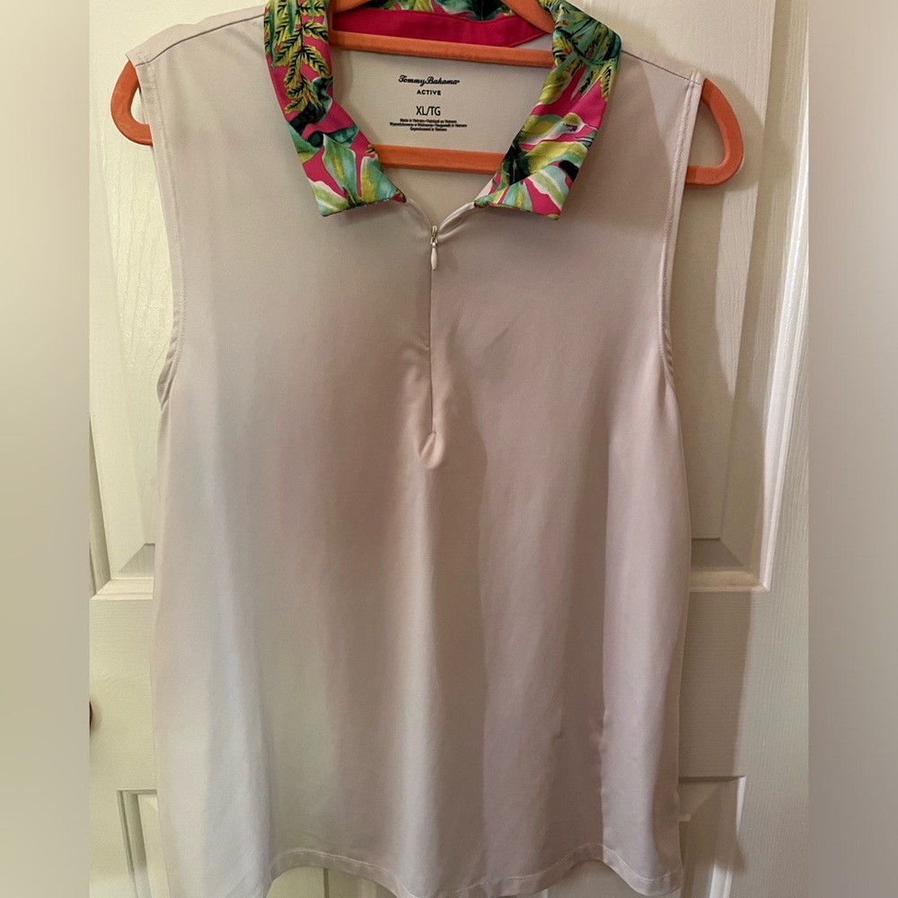 Women’s Tommy Bahama XL White Golf Shirt